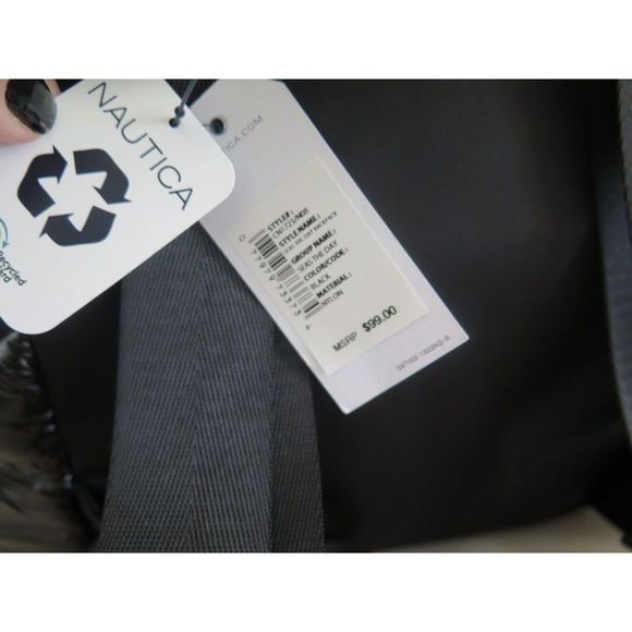 Nautica CN1723/N08 Unisex Black Nylon "Seas The Day" Backpack Tote Bag $100 - Picture 5 of 10
